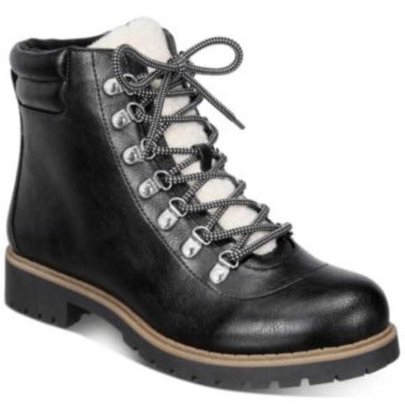 Style Co Maariah Lace-Up Lug Sole Booti NWT - Picture 1 of 5